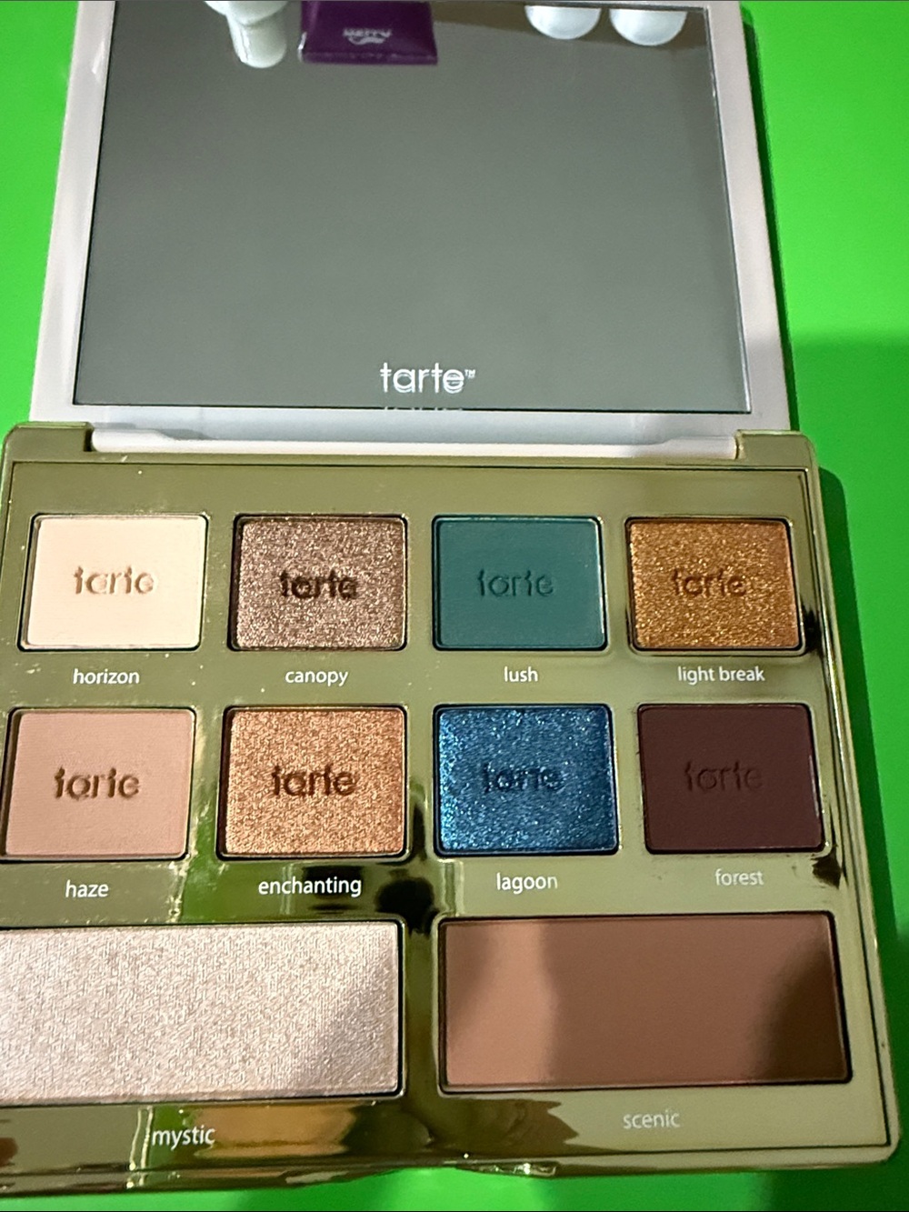 tarte Eyeshadow Palette — Cream, Gold, Teal, Blue & Brown Shades